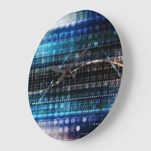 科学研究·遺伝子DNA科学 ラージ壁時計 (傾斜)