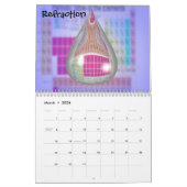 科学第2カレンダーの芸術 カレンダー (3月 2026)