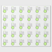 科学者および化学 ラッピングペーパー (フラット)