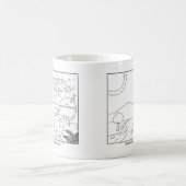 科学者が世界を見るマグカップ[右利き] モーフィングマグカップ (中央)