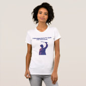 科学者として考える思考力を育てる教師 Tシャツ (正面フル)