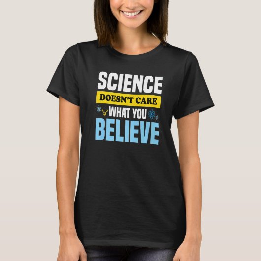 科学者のための科学メンズ女性科学 Tシャツ (正面)