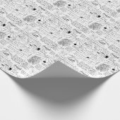 科学者のスケッチ ラッピングペーパー (角)