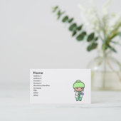 科学者の女の子 名刺 (スタンド正面)