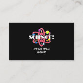 科学者の才能 |化学の科学は魔法 名刺 (正面)