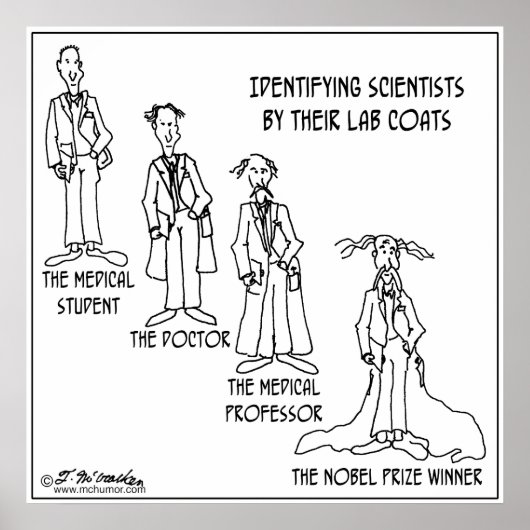 科学者の識別ガイド ポスター (正面)