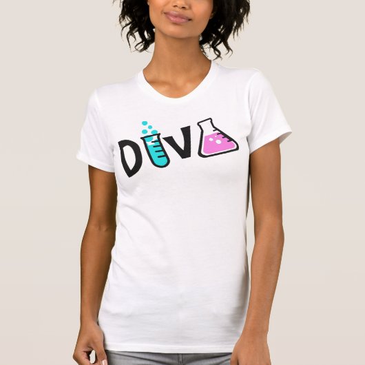 「科学者のDIVA」 Tシャツ (正面)