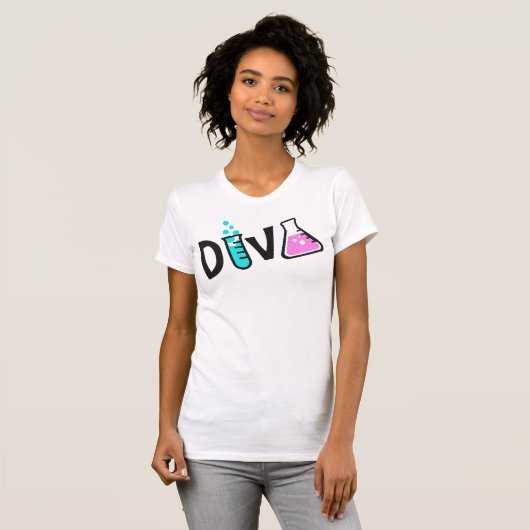 「科学者のDIVA」 Tシャツ (正面フル)