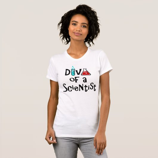 「科学者のDIVA」 Tシャツ (正面フル)