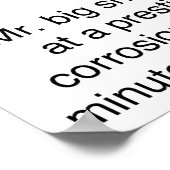 科学者は自分の浴槽から血痕を取り除くことができる ポスター (角)