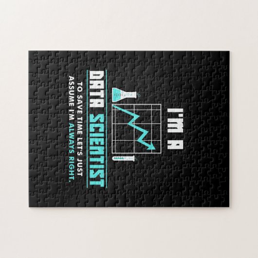 科学者ギフト |データサイエンティスト ジグソーパズル (横)