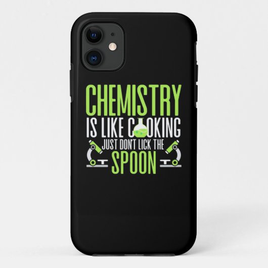 科学者ギフト |化学は料理 Case-Mate iPhoneケース (裏面)