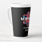 科学者ギフト |化学科学は魔法 カフェラテマグ (左アングル)