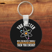 科学者ギフト |物理学者の科学分野 キーホルダー (正面)