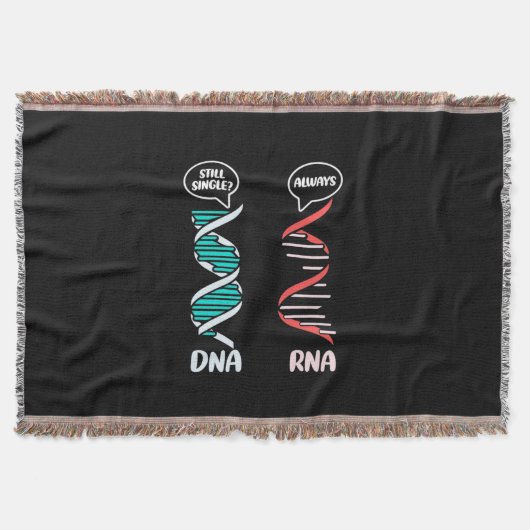 科学者ギフト |生物学先生Rna スローブランケット (正面)