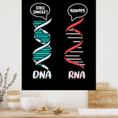 科学者ギフト |生物学先生Rna ポスター (キッチン)
