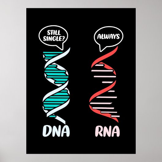 科学者ギフト |生物学先生Rna ポスター (正面)