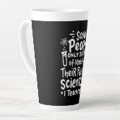 科学者ギフト |私の科学教え者お気に入りのたち カフェラテマグ (左アングル)