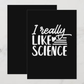 科学者ギフト |私は科学が大好き セーブザデート (正面/裏面)