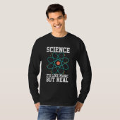科学者ギフト | 科学は魔法のようだ Tシャツ (正面フル)