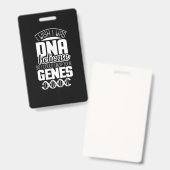 科学者ギフト | DNAヘリカーゼだったらいいのに バッジ (正面＆裏面)