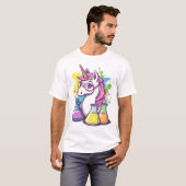 科学者ユニコーン（1） Tシャツ (正面フル)
