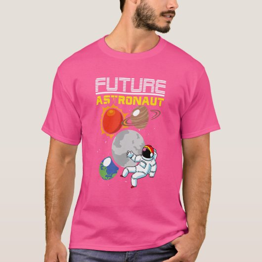科学者天文学の宇宙旅行未来Astr Tシャツ (正面)