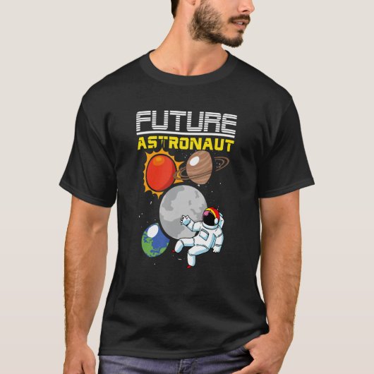 科学者天文学の宇宙旅行未来Astr Tシャツ (正面)