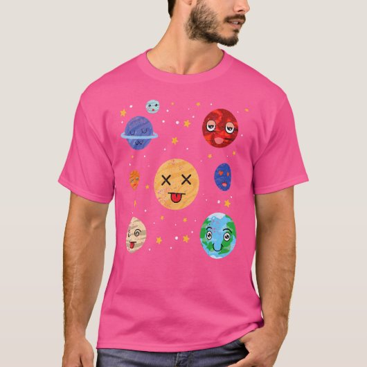 科学者宇宙科学キッズかわいい Tシャツ (正面)