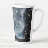 科学者引用文と星座写真ラテMug カフェラテマグ (右)