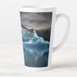 科学者引用文と氷山の自然写真 カフェラテマグ
