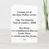 科学者 カード (裏面)