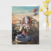 科学者 カード (黄色い花)