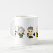 科学者 コーヒーマグカップ (正面左)