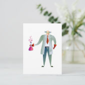 科学者 ポストカード (スタンド正面)