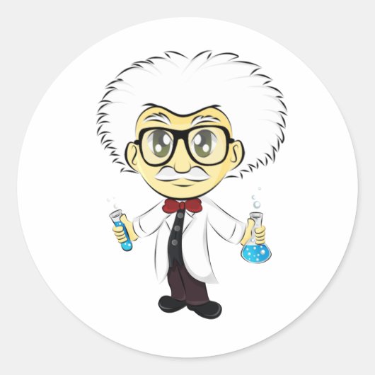 科学者 ラウンドシール (正面)