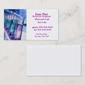 科学者 名刺 (正面/裏面)