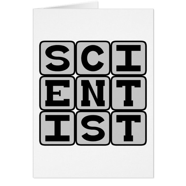 科学者、実験者 (正面)