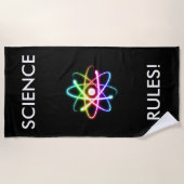 科学規則 |ユニーク | ビーチタオル (正面)