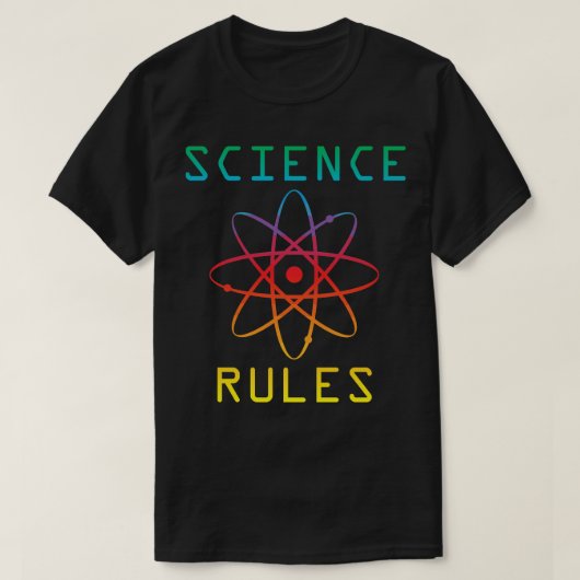 科学規則 Tシャツ (デザイン正面)
