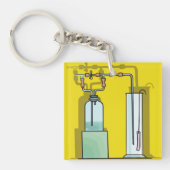 科学試験管 キーホルダー (正面)