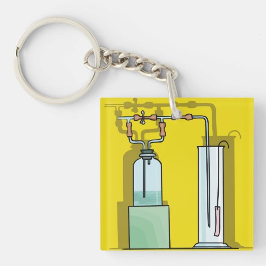 科学試験管 キーホルダー (正面)