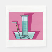 科学試験管 スタンダードランチョンナプキン (正面)