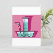 科学試験管 招待状