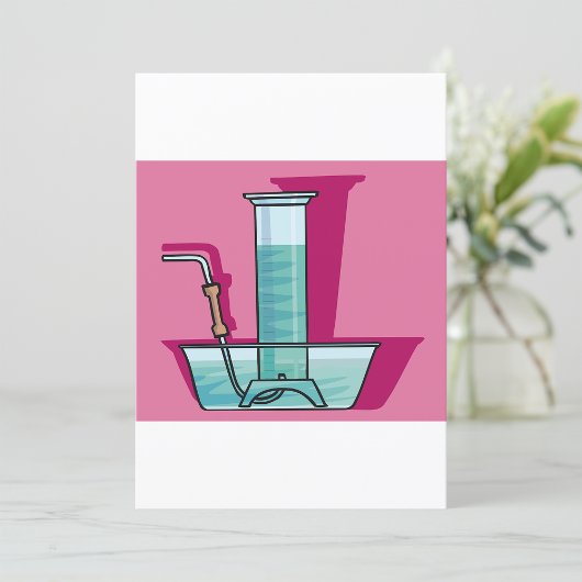 科学試験管 招待状