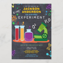 科学誕生日パーティー