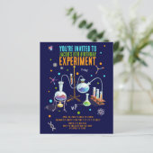 科学誕生日招待状 (スタンド正面)