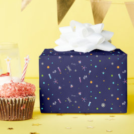 科学誕生日 ラッピングペーパー