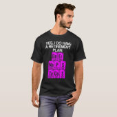 科学退職した先生義務学校退職2 Tシャツ (正面フル)