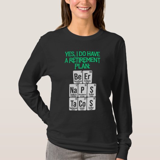 科学退職した先生義務学校退職7 Tシャツ (正面)